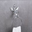 chrome clour Bathroom brass sWAN towel ring new with Crystal chrome clour Bathroom brass sWAN towel ring new with Crystal