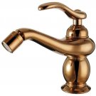 Rose Gold color Singe hole/Handle bathroom bidet faucet mixer tap deck mounted Rose Gold color Singe hole/Handle bathroom bidet faucet mixer tap deck mounted