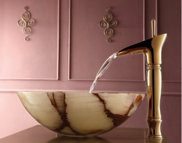 gold  colour single hole  basin sink faucet crystal tall sink faucet mixer tap deck mounted