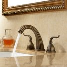 Classic 8 inch bathroom widespread Lavatory Sink faucet Antique Color