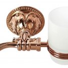 Rose gold BATHROOM ACCESSORIES flowers single cup tumbler holder Rose gold BATHROOM ACCESSORIES flowers single cup tumbler holder