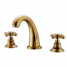 Classic design gold clour 8 inch widespread lav sink faucet