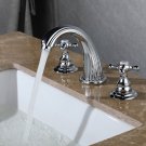 Chrome clour 8 inch widespread bathroom lavatory sink faucet