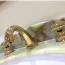 new design gold clour 8 inch widespread lav sink faucet new design gold clour 8 inch widespread lav sink faucet