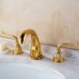 Classic design gold clour 8 inch widespread lavtory sink faucet