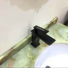 Luxury Bathroom Single Hole Faucet With Crystal Polished BLACK deck mounted