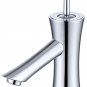 New Chrome Classic single hole bathroom washbasin sink Crystal faucet mixer tap