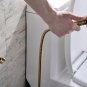 Gold brass Hand held bidet shattaf kit sprayer douche set with hose Bracket NEW
