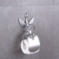 Chrome Color bathroom brass LUXURY Swan Toilet Paper Holder with Crystal