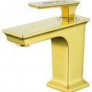 Luxury Bathroom Single Hole Faucet With Crystal Polished Gold deck mounted Luxury Bathroom Single Hole Faucet With Crystal Polished Gold deck mounted