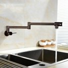 Pot Filler Tap Wall Mounted Foldable Kitchen Faucet ORB Single Hole Sink Tap