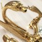 Gold wall mounted swan Handles Bath Tub shower Filler Faucet with Hand shower