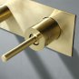 Wall Mounted Basin Faucet Single Handle Hot & Cold Bathroom Mixer Tap Faucet