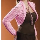 Crochet Pattern for Pink Shrug