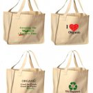 4 Pack- Reusable Shopping Bags (Set of 4 Bags)