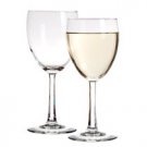 Engraveable Clear Wine Glass with Facet-Cut Stems, 8.5 oz.