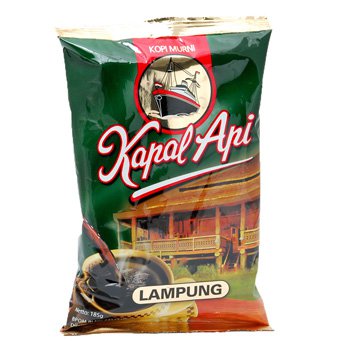 Kapal Api Kopi Lampung 185 gram fatory ground coffee