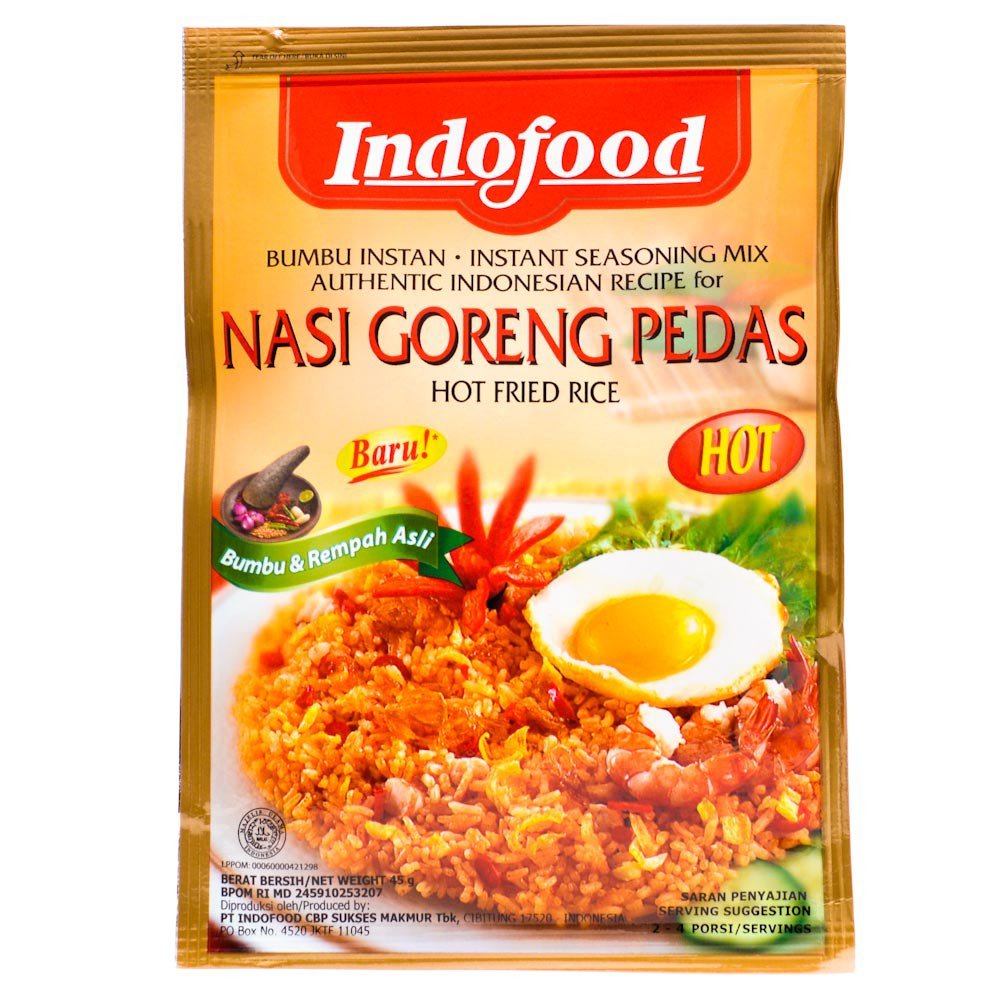 Indofood Bumbu  Special Nasi  Goreng  Pedas 45 gram Instant 