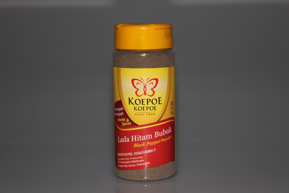 Koepoe-Koepoe Herbs and Spices Lada Hitam Bubuk 83 gram Black Pepper Powder