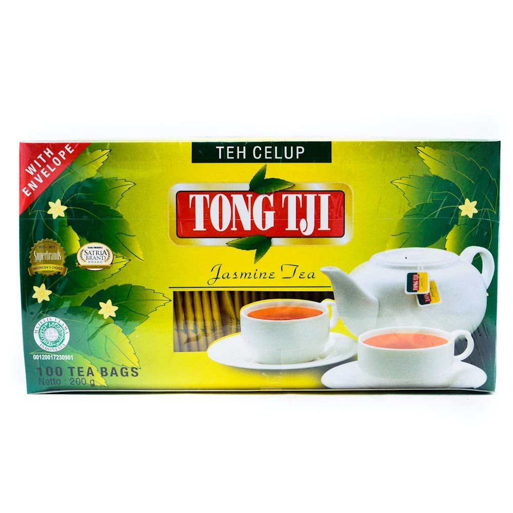 Tong Tji Teh Celup Melati Jasmine tea 100-ct @ 2 gr, 200 gram