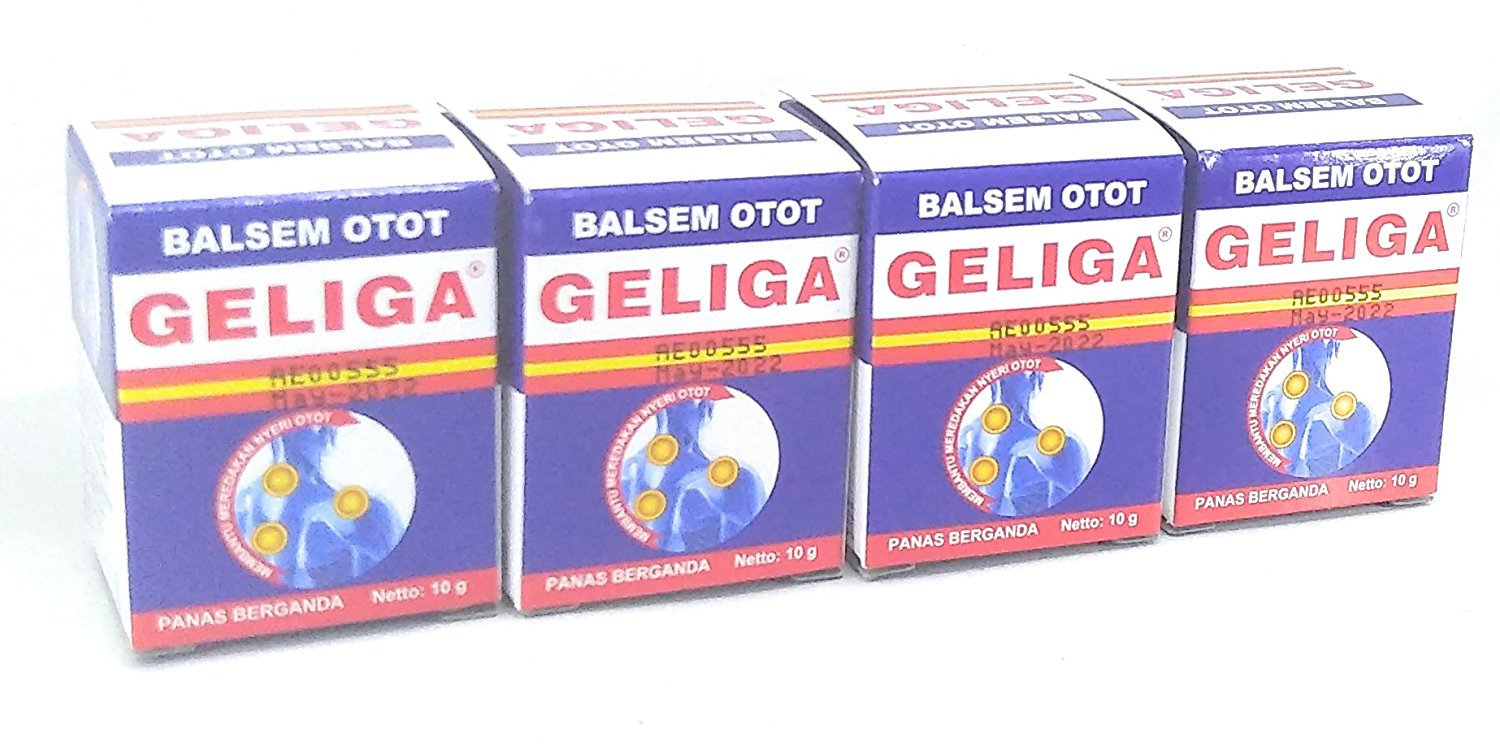 Geliga Muscular Balm Repeated Heat 10 Gram (pack of 4)