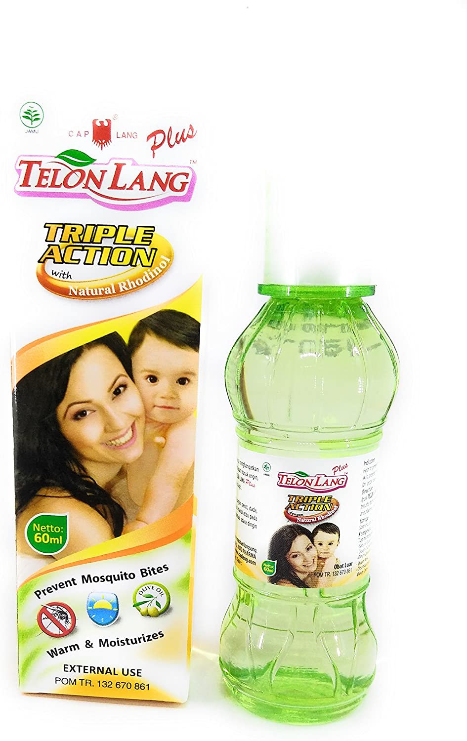Cap Lang (Eagle Brand) Telon Oil Plus, 60 Ml