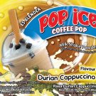 Pop Ice Cappuccino Durian Flavor, 250gram (10 sachets @25gram) - Pack of 2 Pop Ice Cappuccino Durian Flavor, 250gram (10 sachets @25gram) - Pack of 2