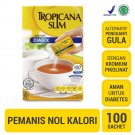 Tropicana Slim Sweetener No Calorie Diabetics 100 sachet @ 2 gram - Pack of 2
