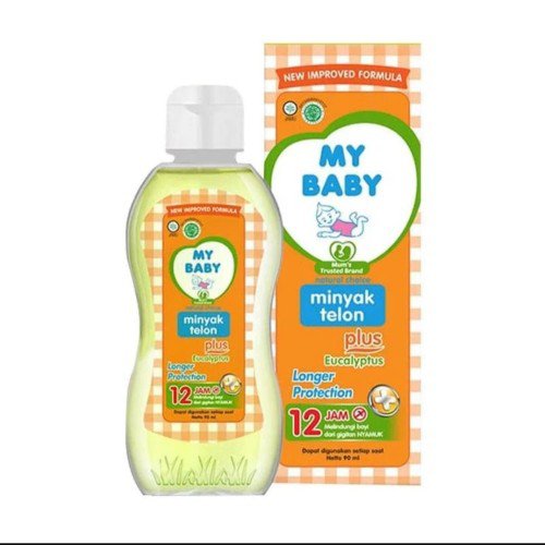 My Baby Minyak Telon Plus Eucalyptus Longer Protection, 150ml