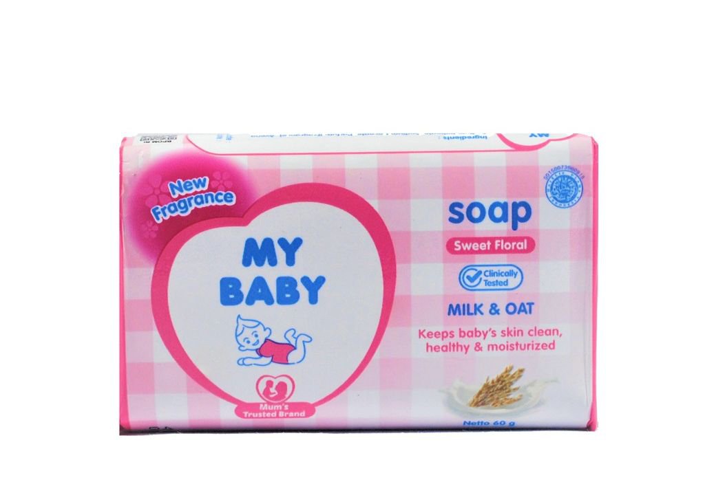 My Baby Soap Sweet Floral, 70 gram (Pack of 3)