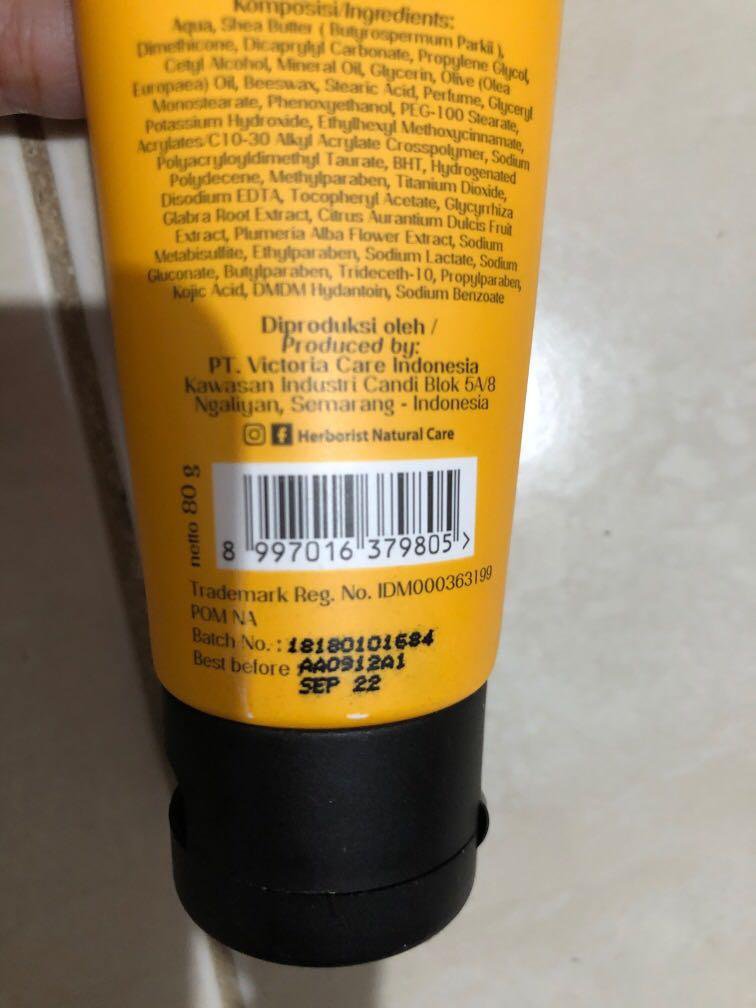 Herborist Body Butter Frangipani, 80 Gram (Pack of 3)