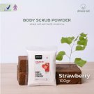Denara Bali Body Scrub Powder Strawbery, 100gr (Pack of 2)