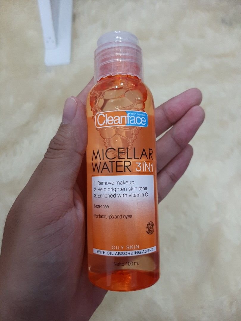 Cleanface Micellar Water 3in1 For Oily Skin, 100 ml