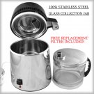 Stainless Steel Water Distiller w/ Glass Collection Jar FREE 2nd Filter Stainless Steel Water Distiller w/ Glass Collection Jar FREE 2nd Filter