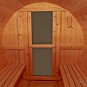 OUTDOOR 6' Foot Canadian PINE WOOD Barrel Sauna WET / DRY SPA 4 Person Size 9KW Upgrade