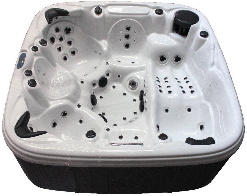 NEW 6 Person Outdoor Hot Tub Whirlpool Jacuzzi Spa 110 Jets + Lounger