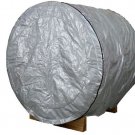 New Waterproof Dust Cover for 6' Barrel Saunas  Zippered