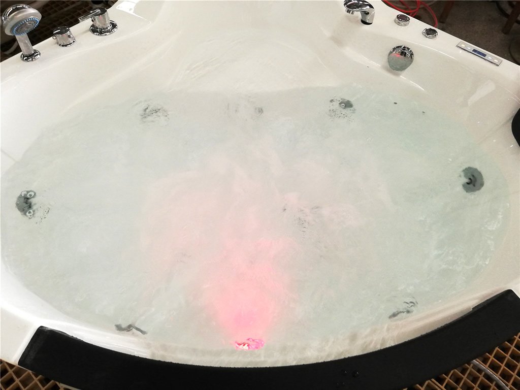Two 2 Person Corner Hydrotherapy Whirlpool Bathtub Spa Massage Therapy