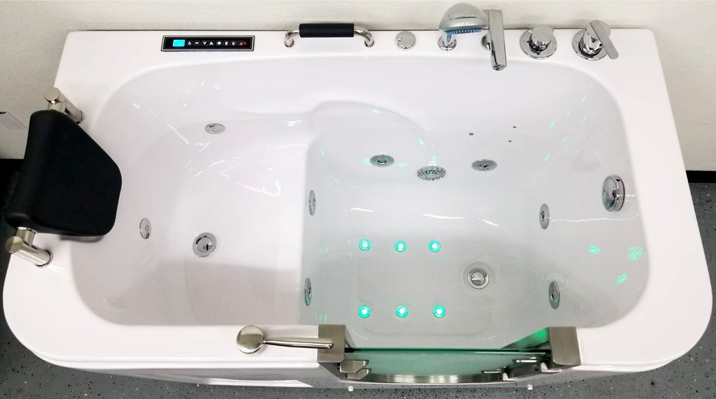 New 54" Computerized Hydrotherapy Whirlpool Air/Water Jetted WalkIn
