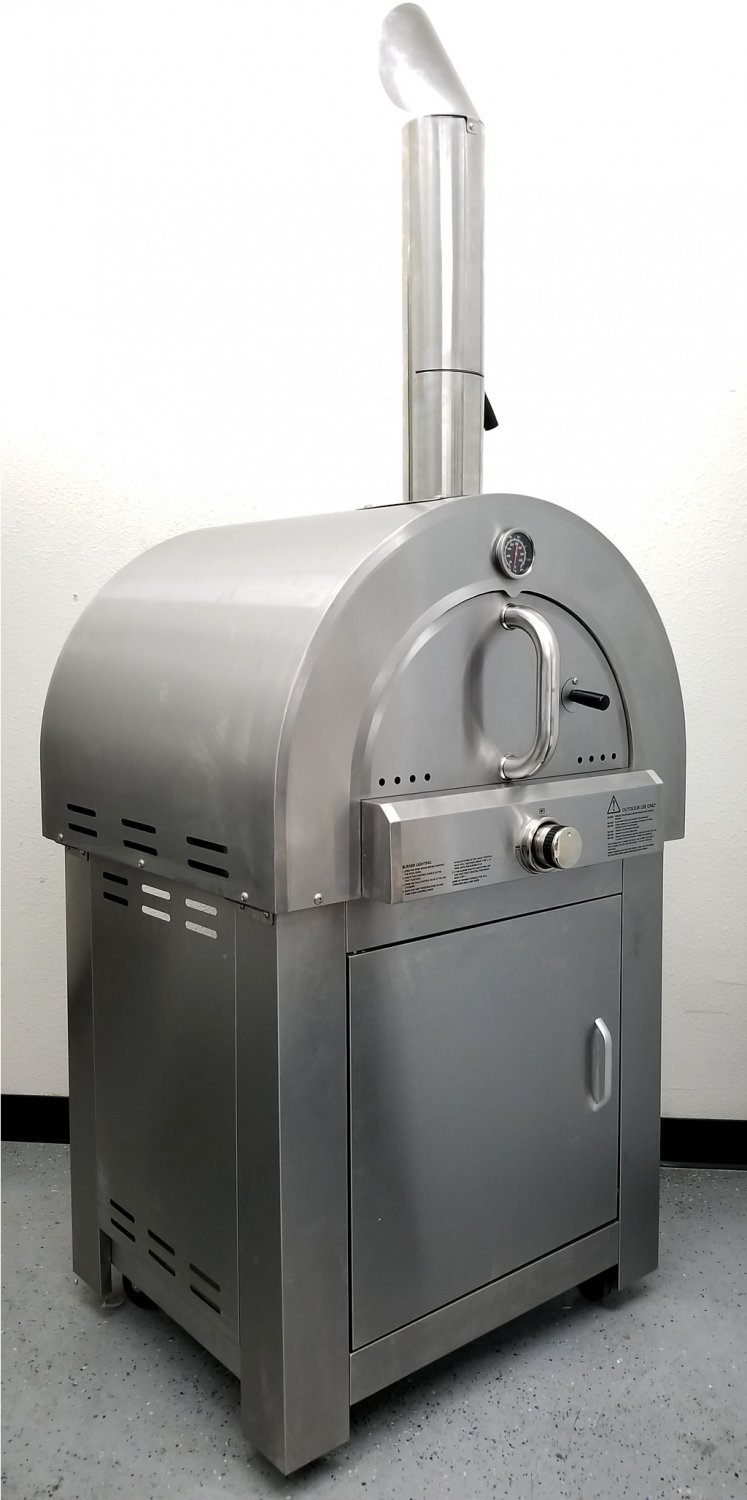 New Stainless Steel Outdoor LPG Propane Gas Pizza Oven Range Grill BBQ