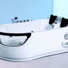 Black 2 Two Person Jetted Hydrotherapy Massage Whirlpool Bathtub Bath Tub SPA HEAT