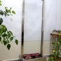 NEW Custom 6' Tall Thick Glass Cascading Waterfall Water Fountain Stainless Steel Frame + Lighting