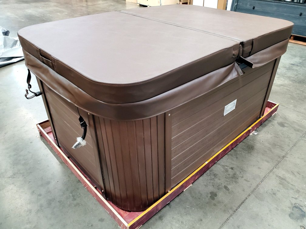 2 Two Person Hydrotherapy Bathtub Hot Bath Tub Whirlpool Spa Sd085b Blue Acrylic Brown Siding 9206