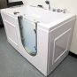 56" Computerized Hydrotherapy Whirlpool Air/Water Jetted Walk-In Spa Bathtub Tub