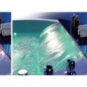 Indoor Freestanding Round Massage Jetted Whirlpool Hydrotherapy Bathtub Soaking Hot Tub SPA HEATED