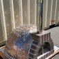 Large 44" Custom Copper Mosaic Tile Brick Wood Fired Pizza Oven with Stainless Door + Vent