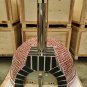 Large 44" Custom Mosaic Red Tile Brick Wood Fired Pizza Oven with Stainless Door + Vent