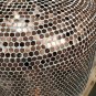 XL 46" Custom Mosaic Copper Tile Brick Wood Fired Pizza Oven with Stainless Door + Vent