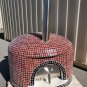 XL 46" Custom Mosaic Metallic Tile Brick Wood Fired Pizza Oven with Stainless Door + Vent