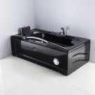 BLACK 1 Person Jetted Whirlpool Massage Hydrotherapy Bathtub Tub Indoor 66"